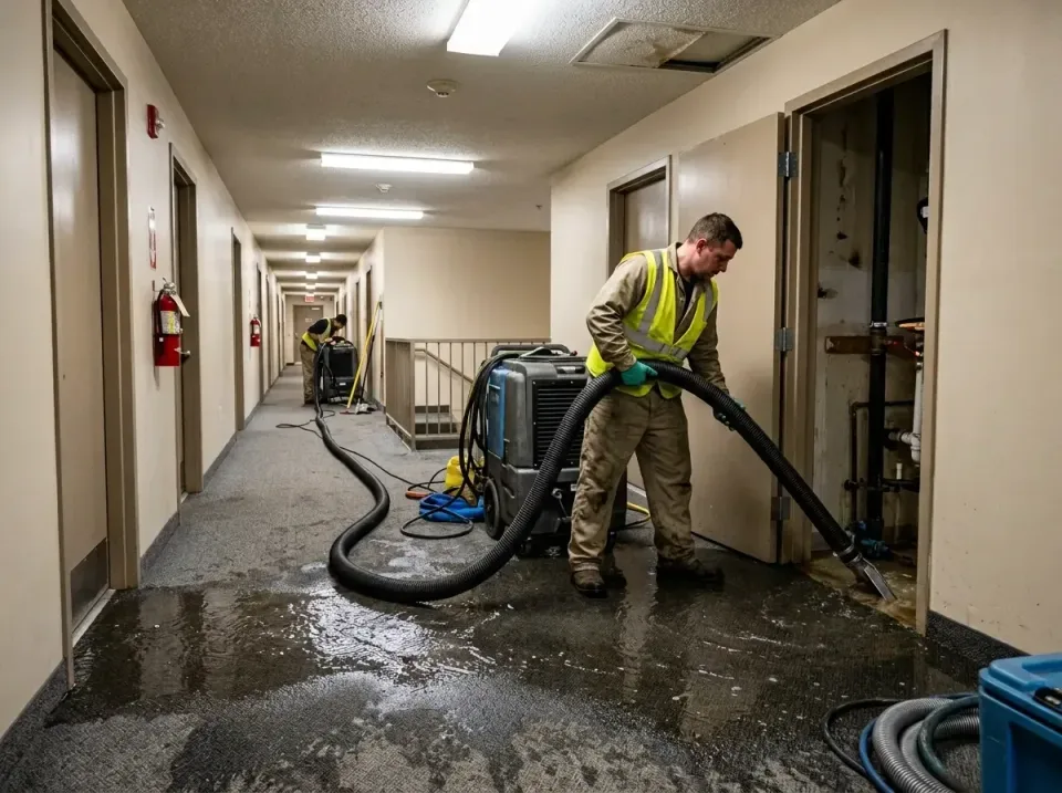 multi-unit-apartment-hallway-f-005 — frequently asked questions, Emergency Burst Pipe Water Extraction & Removal in Milford…